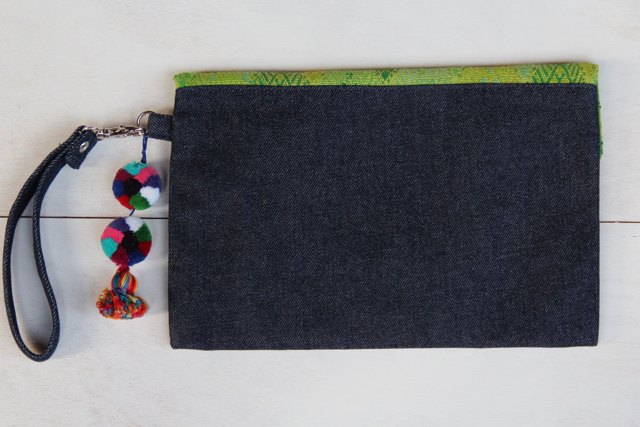 Denim Clutch