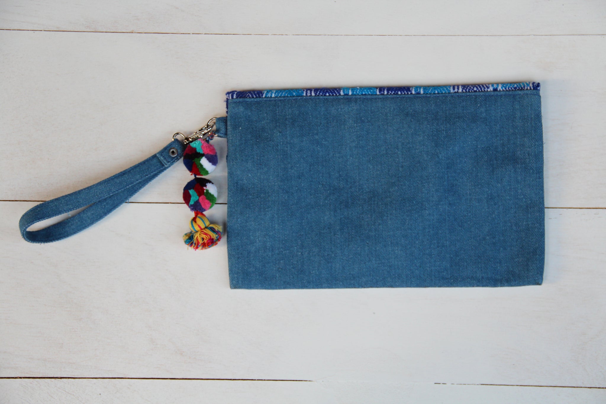 Denim Clutch