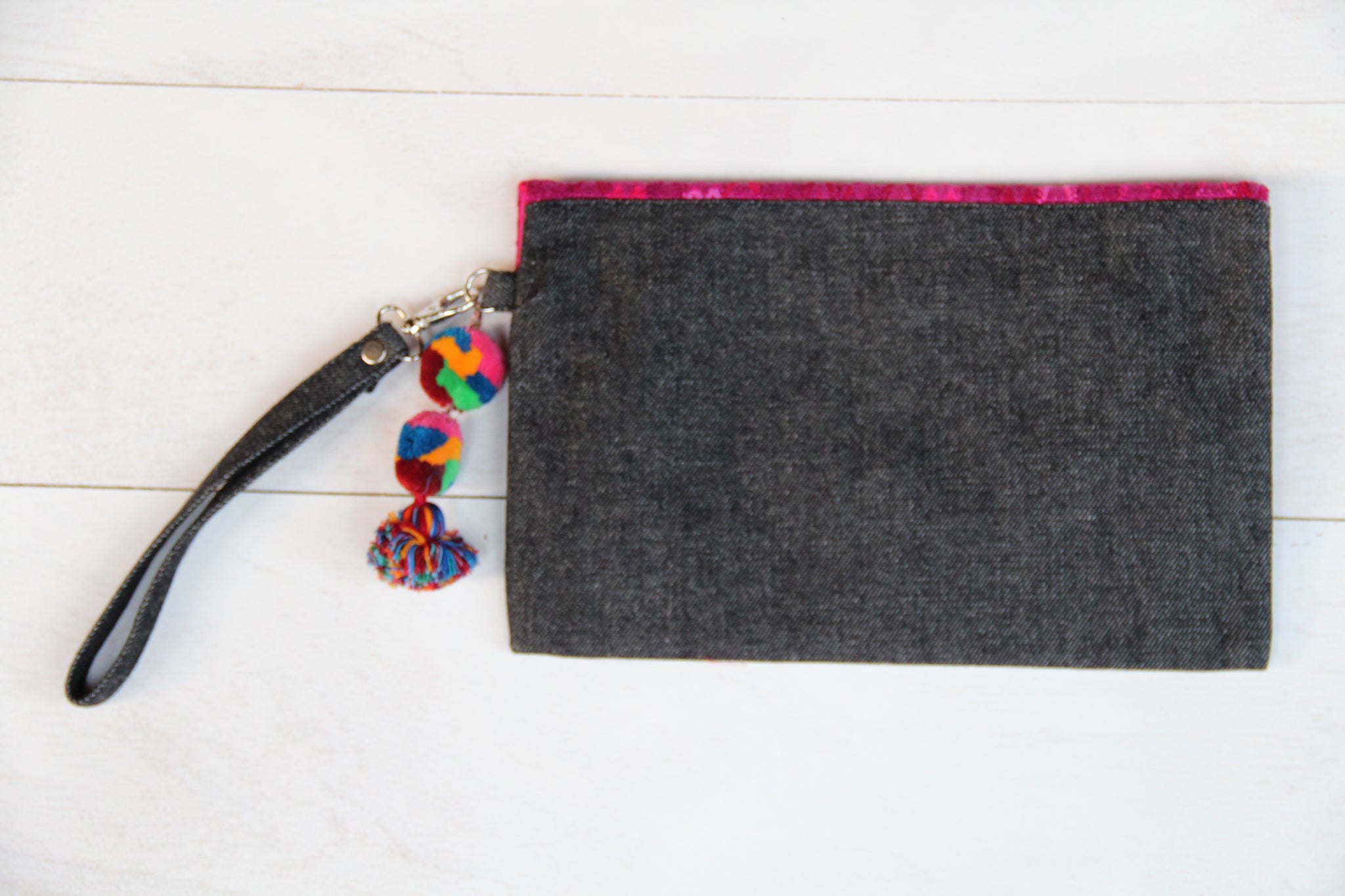 Denim Clutch