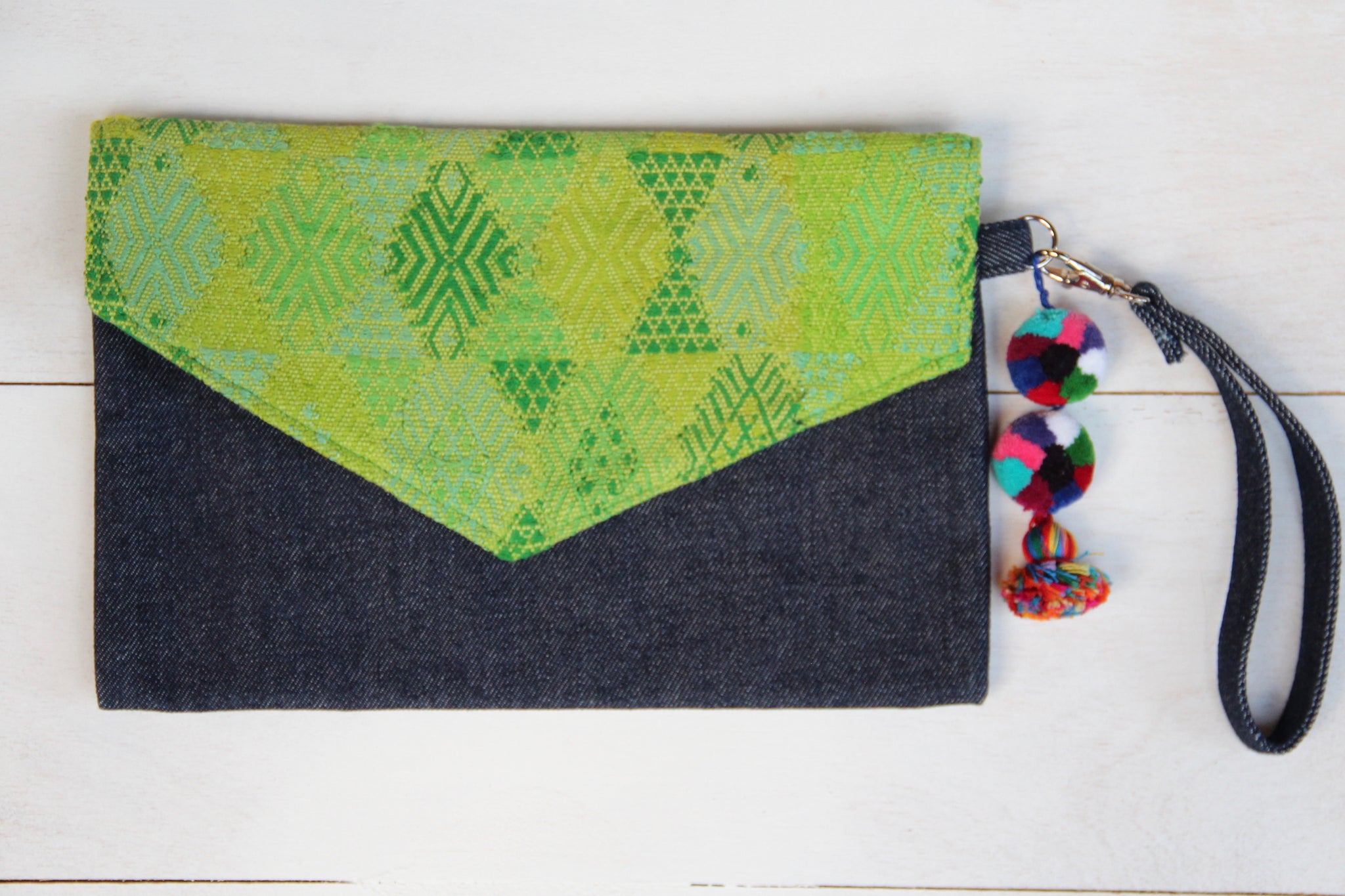 Denim Clutch