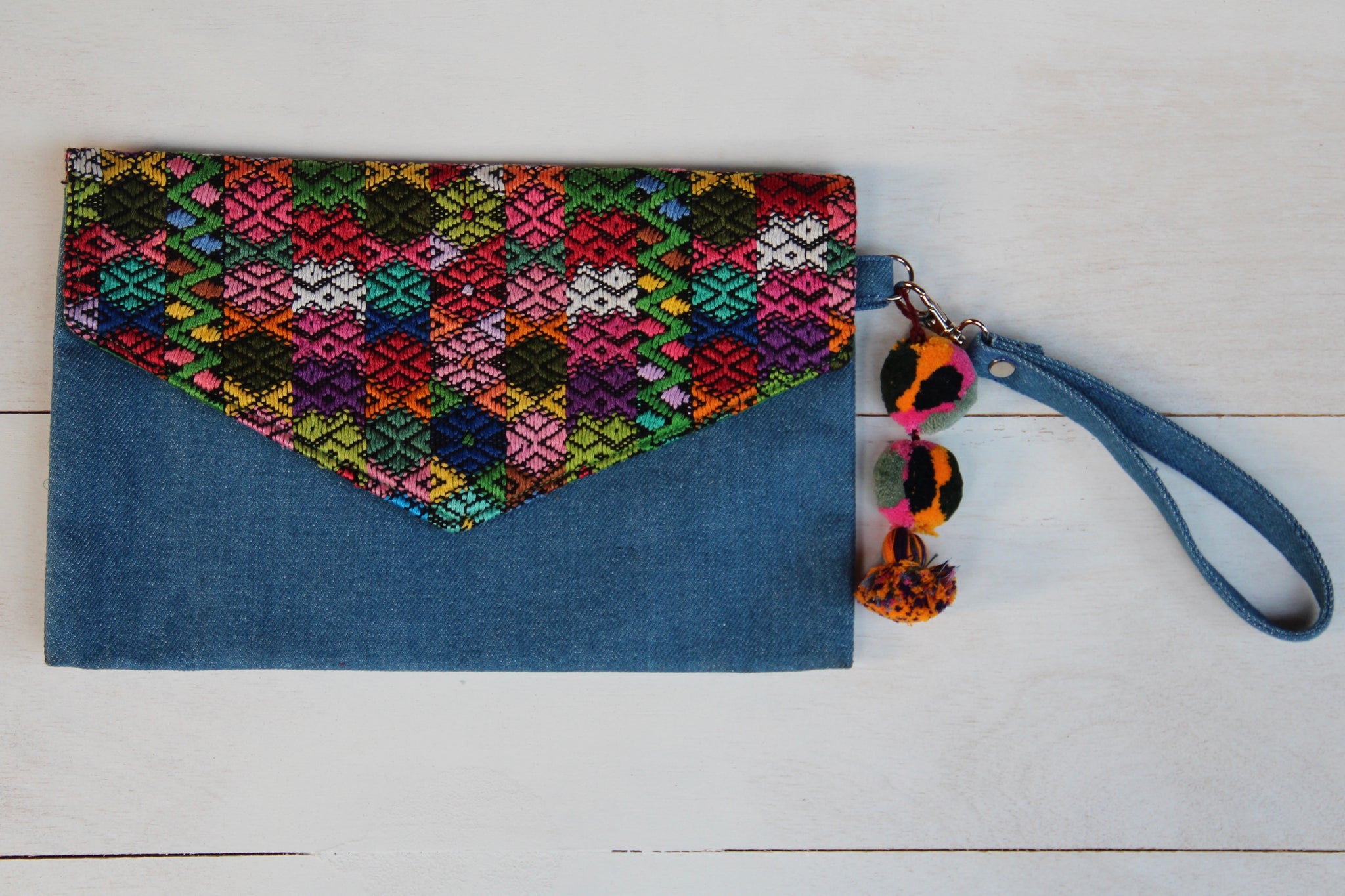 Denim Clutch