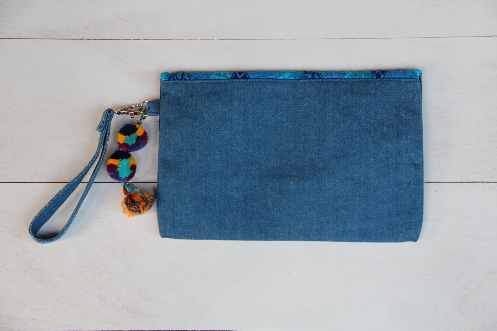 Denim Clutch