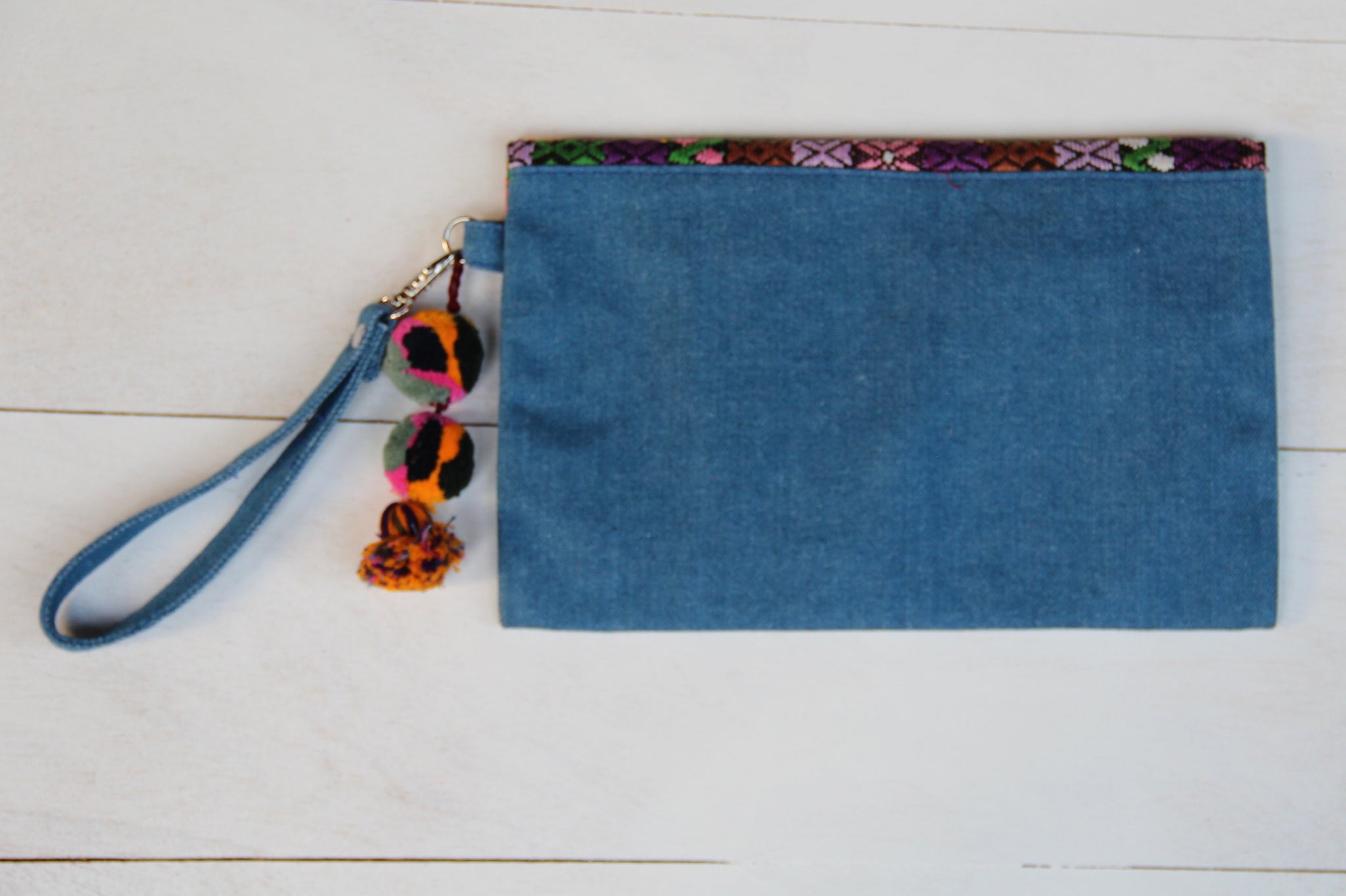 Denim Clutch
