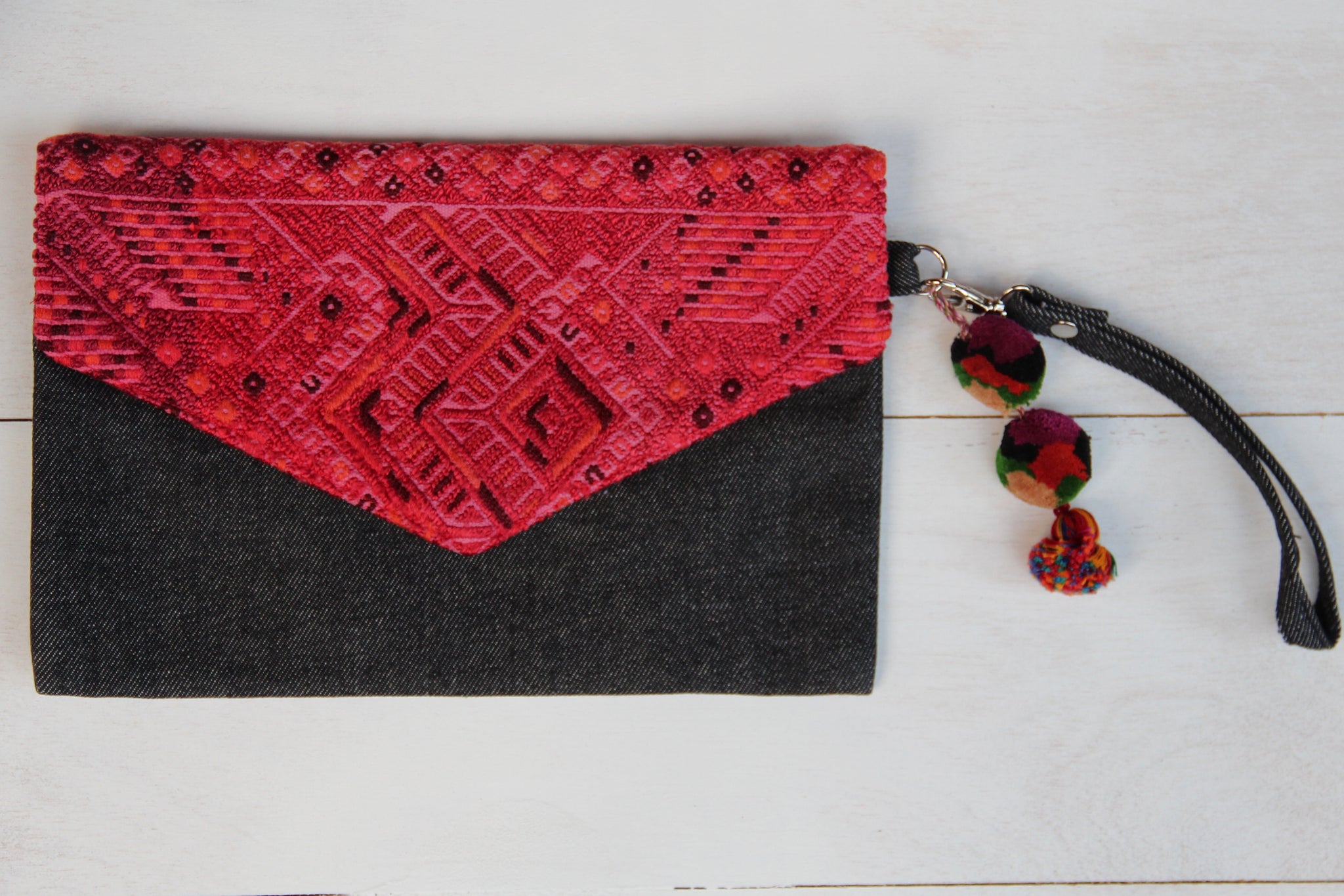 Denim Clutch
