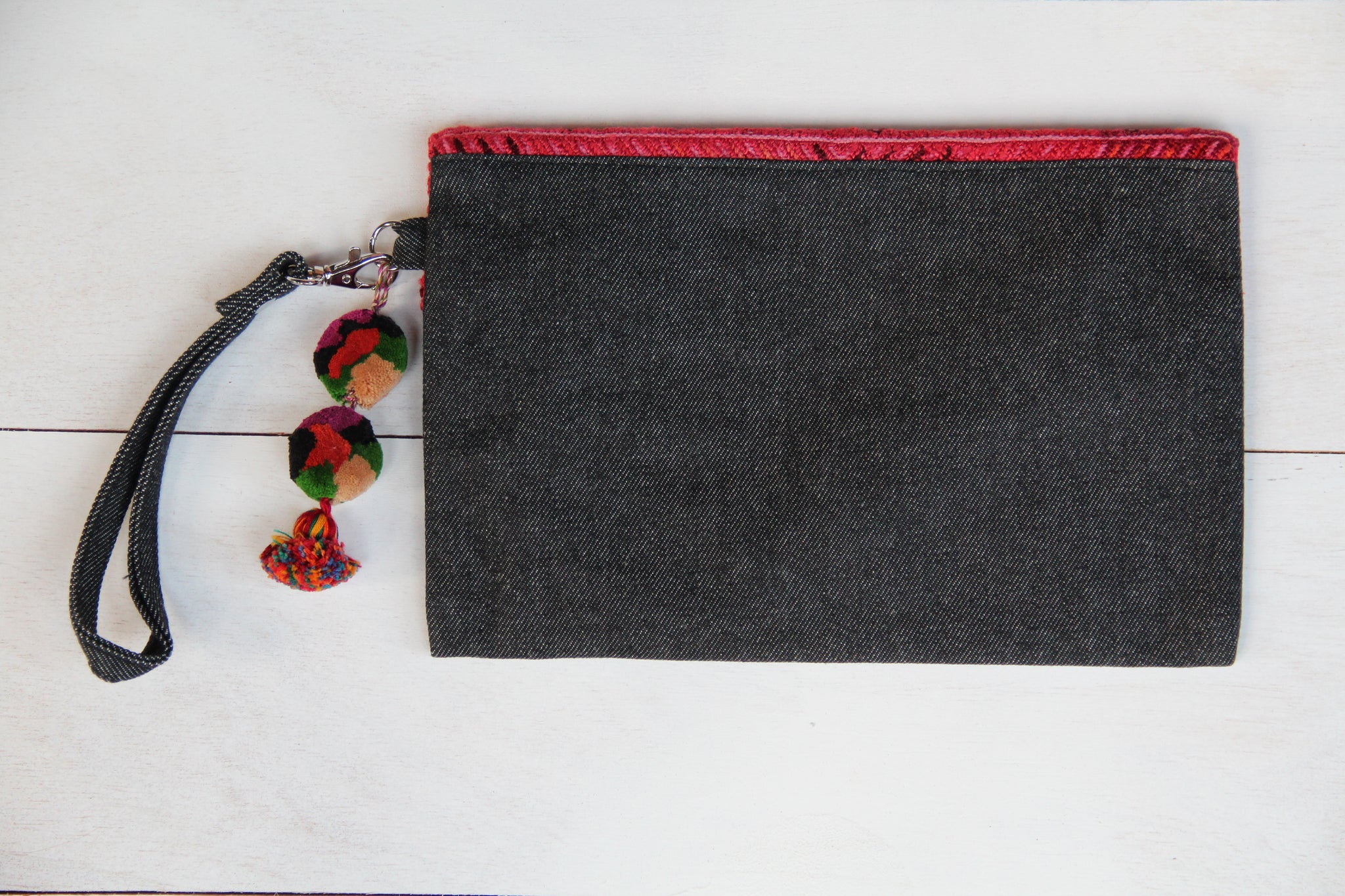 Denim Clutch