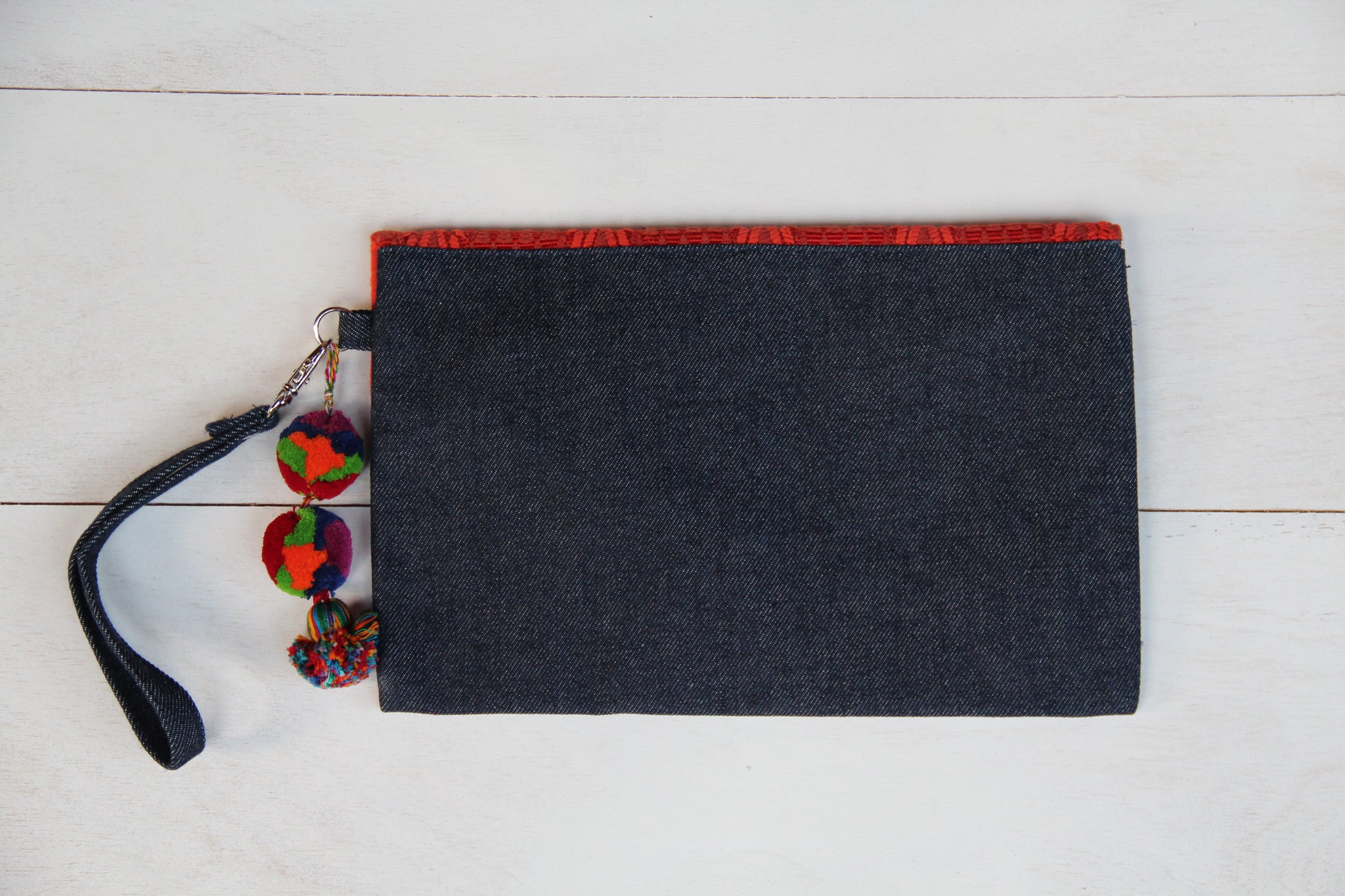Denim Clutch